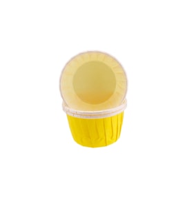 Cupcake Kalıbı Orta Boy Düz Renk  50*39 MM (100 Adet)  Sarı