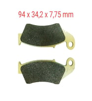 ÖN FREN DİSK BALATASI FA185 A KALİTE HONDA NX 4 FALCON-CRF 250 X-400 X-KAWASAKİ KX 250-YAMAHA WR 250 UYUMLU