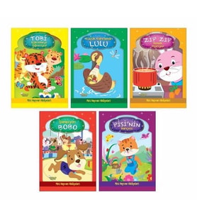Mini Hayvan Hikayeleri (5 Kitap) - Kolektif - Yumurcak Yayınları