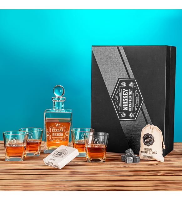 İsme Özel Premium Kutulu Orkney Viski Seti