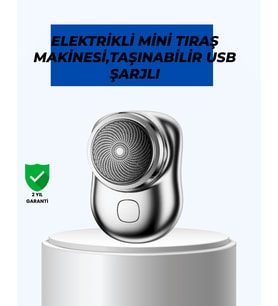 Mikro Titreşim Motorlu, Düşük Sesli, Usb Girişli Tıraş Makinesi