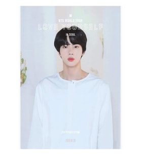 Bts Jın Tablo Ahşap Poster Dekoratif Kod5475