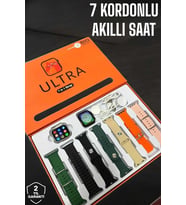 Akıllı Saat 7 Kordonlu Metal,Plastik Hasır Kordon Seçeneği