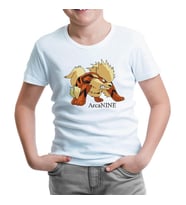 Pokemon Go - Arcanine Beyaz Çocuk Tshirt
