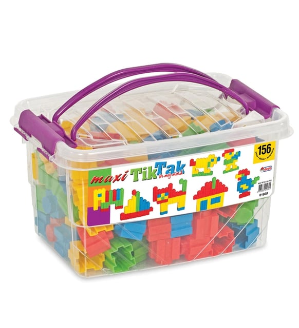 Maxi Tiktak Lego (156 Parça) - Tik-Tak Puzzle - Küçük Bloklar