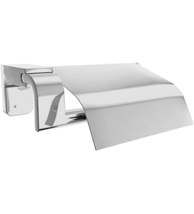 Tuvalet Kağıtlık Aparat WC Kağıt Standı Kapaklı Paslanmaz Metal Sağlam Kaliteli Krom