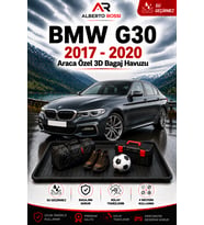 BMW G30 2017 - 2020 Araca Özel 3D Bagaj Havuzu