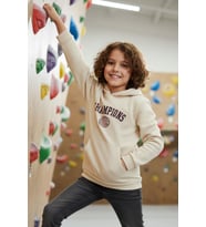 Breeze Erkek Çocuk Sweatshirt Yazı Baskılı Kapüşonlu 4-8 Yaş, Krem