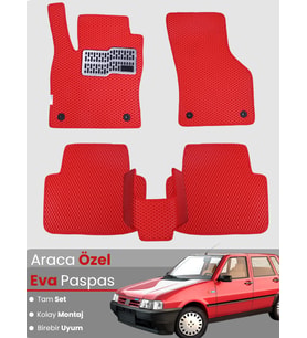 FİAT UNO (1987-2000) Uyumlu EVA Paspas Tam Set–Araca Özel,Su Geçirmez,Hızlı ve Kolay Montaj