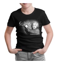 Einstein Siyah Çocuk Tshirt
