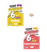 6. Sınıf Bumerang Türkçe ve Sosyal 32 Haftalık Denemeleri + Telefon Standı