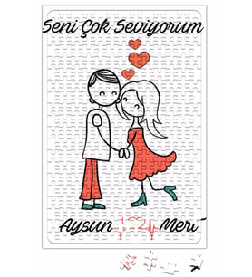 Seni Çok Seviyorum Puzzle 240 Parça Yapboz