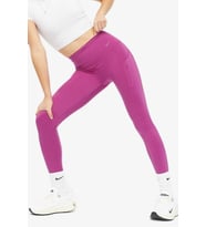 Nike Go Firm Support High Rise Full Length Kadın 6 Cepli Lazer Kesim Antreman Taytı Haki