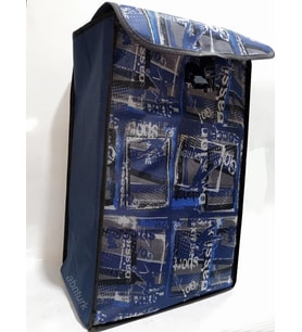 Geçirmez Kumaş büyük boy Pazar Arabası Çantası h=53-38x25cm