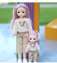 16/30CM Moda Ebeveyn-Çocuk Bjd Bebek