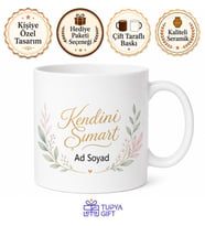 Kendini Şımart İngilizce Kupa Bardak Hediye