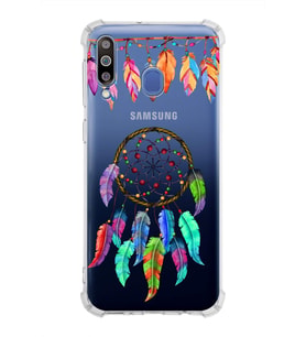 PrintiFy Samsung Galaxy M30 Uyumlu Nazar Boncuğu 6 Baskılı Şeffaf Köşe Korumalı Antişok Kılıf