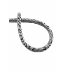 Hematit Doğal Taş Mat Açık Gri Rondela Kesim 6x1mm Dizi [AA]