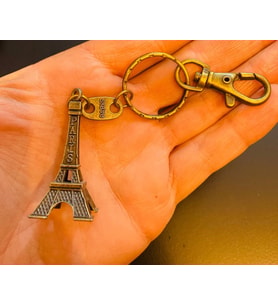 Paris Eyfel Kulesi 3d Metal Anahtarlık