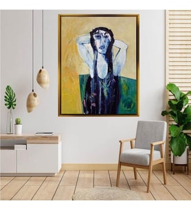 Altın  Çerçeveli tablo ss914