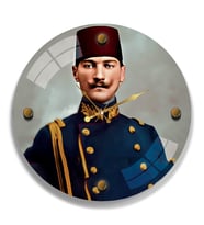 Atatürk Cam Saat - 40 cm