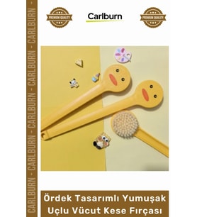 #Kese Peeling Etkili Banyo Sırt Masajı Uzun Ördek Tasarımlı Yumuşak Uçlu Vücut Kese Fırçası