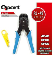 Qport Q-Pen5 Rj45/Rj11 Sıkma Pensesi