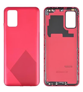 Samsung Galaxy A02S - SM-A025 FULL Kasa Arka Kapak Takım KIRMIZI