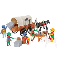 Nessiworld 04 003 NessiWorld Mekanik Seri 3 Kovboy Arabası -NessiWorld Oyuncak