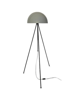 Rsylight Retro Metal Dekoratif Siyah Gri 3 Ayaklı Köşe Lambası Lambader