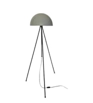 Rsylight Retro Metal Dekoratif Siyah Gri 3 Ayaklı Köşe Lambası Lambader