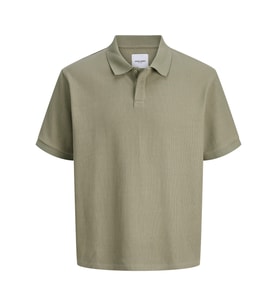 JACK JONES Erkek Pamuklu Polo Yaka Tişört 12287988 (Açık Yeşil)