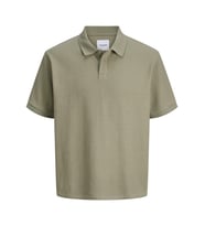 JACK JONES Erkek Pamuklu Polo Yaka Tişört 12287988 (Açık Yeşil)