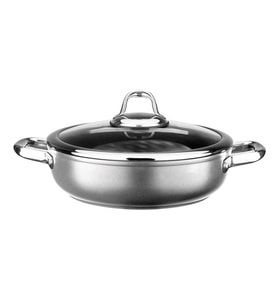 Leggno MST2828ST28GR Master Titanium Sığ Tencere Metalik Gri 28 cm 