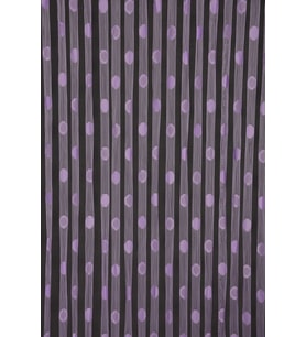 KÜÇÜK PUANLI MODEL LİLA RENK HAZIR İP PERDE 300*270 cm