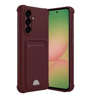 Galaxy A36 Kılıf Kelvin Kartvizitli - Bordo