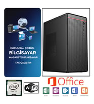 DAGMOR BN2015034 İNTEL İ5 3470 8GB RAM 120 GB SSD BİLGİSAYAR KASASI +WİFİ (Siyah)