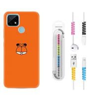 Realme C11 C21 C21Y C25Y C11 2021 Kılıf Kablo Koruma Spiral Silikon Garfi 1733