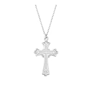 Gümüş Otantik Cross Kolye