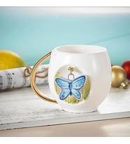 Royking Butterfly Porselen Kupa 400 ml CMT 004