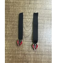 8X1 CM 2 Lİ ÇELİK YILDIZ UÇLU ÇANTA GİYİM AKSESUARI