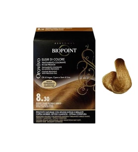 Biopoint Orovivo Elisir Colore Saç Boyası 8.30 Natural Light Golden Blonde - Doğal Altın Sarı