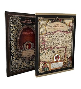 Tarihte Türkiye Haritaları (Ciltli - Kutulu) (Krem)