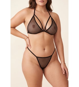 Boyundan Bağlamalı File Bralet ve T-String Fantazi Takım