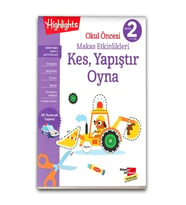 Okul Öncesi Makas Etkinlikleri Kes, Yapıştır, Oyna 2. Seviye