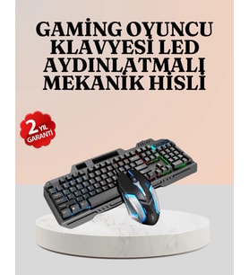 RGB Aydınlatmalı Klavye Mouse – Mekanik Hissiyat, Maksimum Kontrol