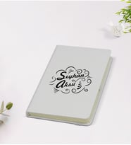 BK Gift Kişiye Özel İsimli 9x14cm Beyaz Defter - Model 6