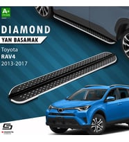 S-Dizayn Toyota Rav 4 4 Diamond Krom Yan Basamak 173 Cm 2013-2017