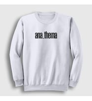 Presmono Unisex Beyaz New Anathema Sweatshirt 9707tt (Beyaz)