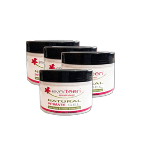 Everteen Natural İntimate Gel Bayan Genital Bölge Temizleyici Rahatlatıcı Hijyen Jeli 100 ml x 4 Adet